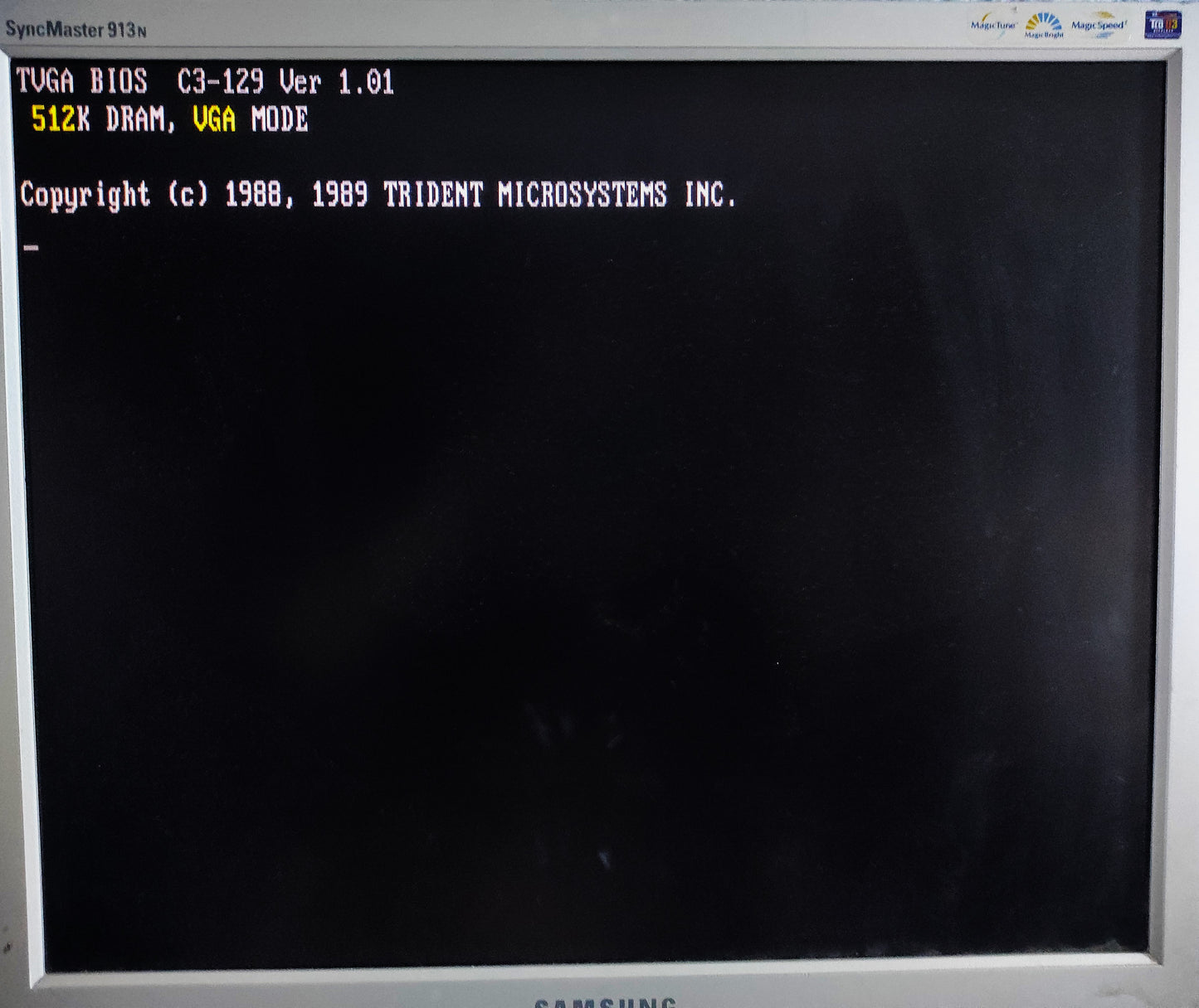 Trident TVGA8816CSC2 512KB ISA Vintage Retro Graphics Video Card MDA/Hercules VGA