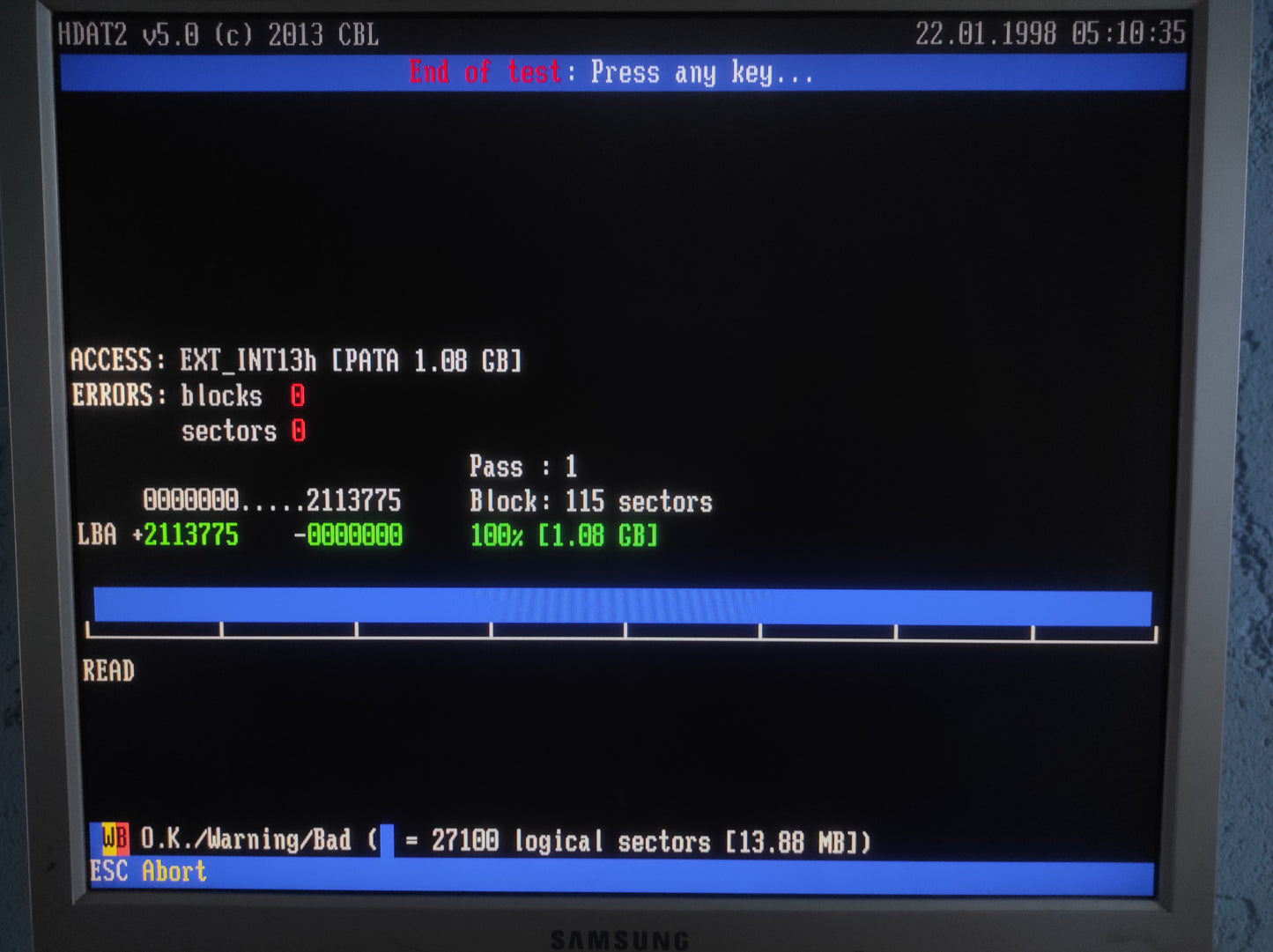 NEC D3745 1GB 4500RPM IDE 3.5’’ Vintage Retro Hard Drive HDD 134-506653-301