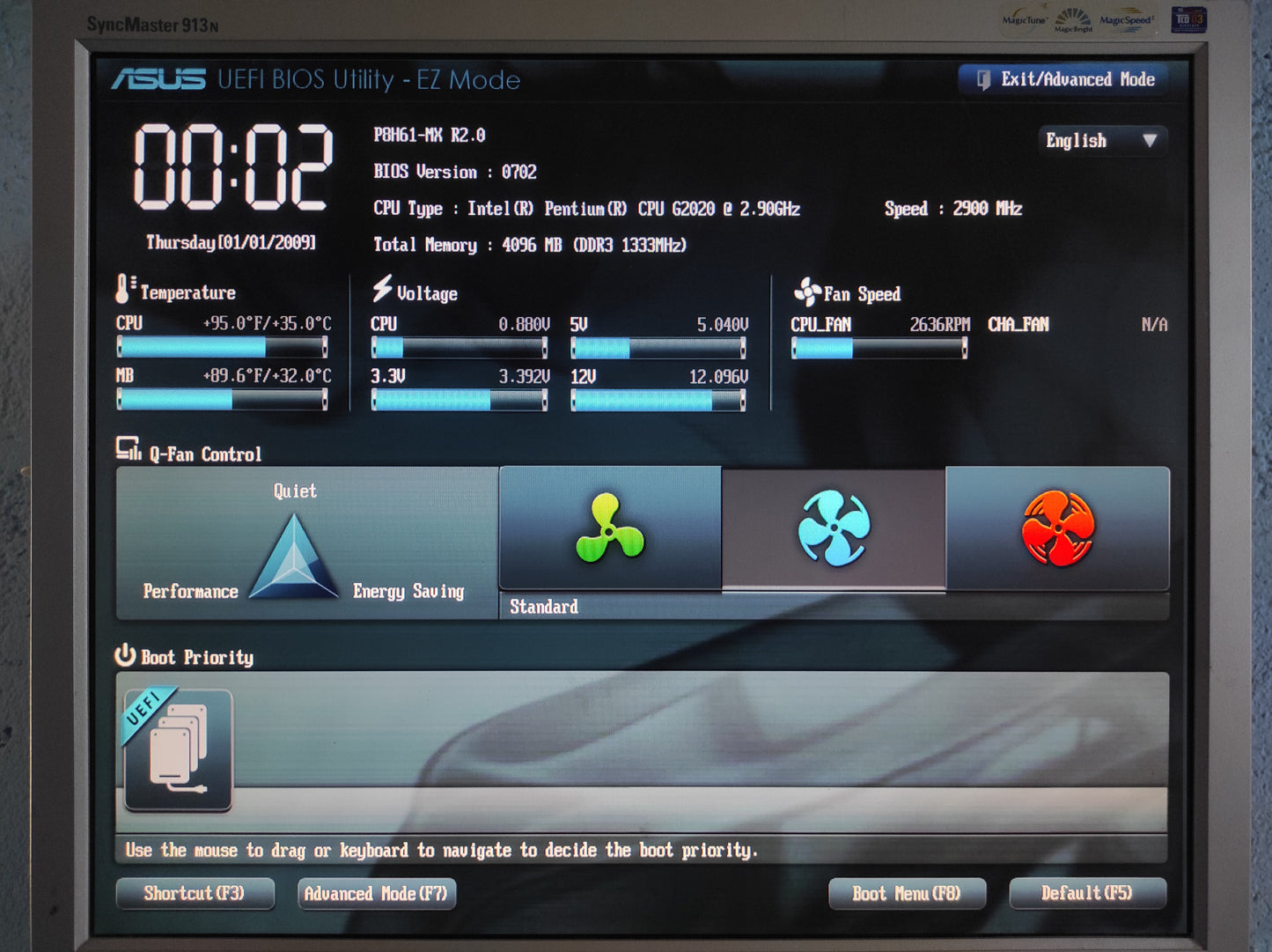 ASUS P8H61-MX R2.0 Socket 1155 mATX Motherboard DDR3 PCIe 3.0 x16 Intel H61 Express Chipset