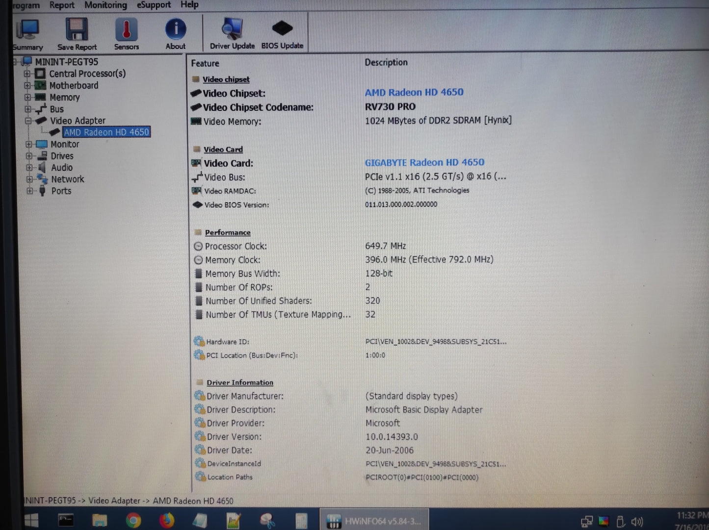 Gigabyte ATi Radeon HD 4650 1GB DDR2 PCIe VGA HDMI DVI Graphics Card GV-R465OC-1GI