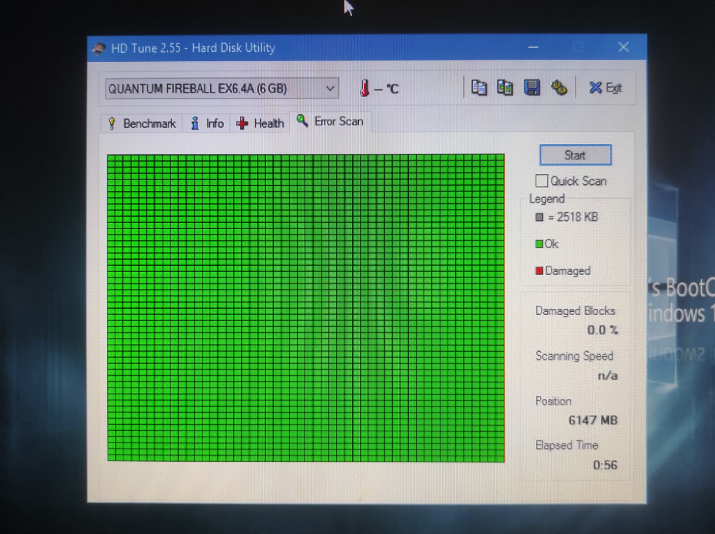 Quantum Fireball EX EX64A014 6.4GB IDE 3.5" Vintage Retro Hard Drive HDD 5400RPM 512KB