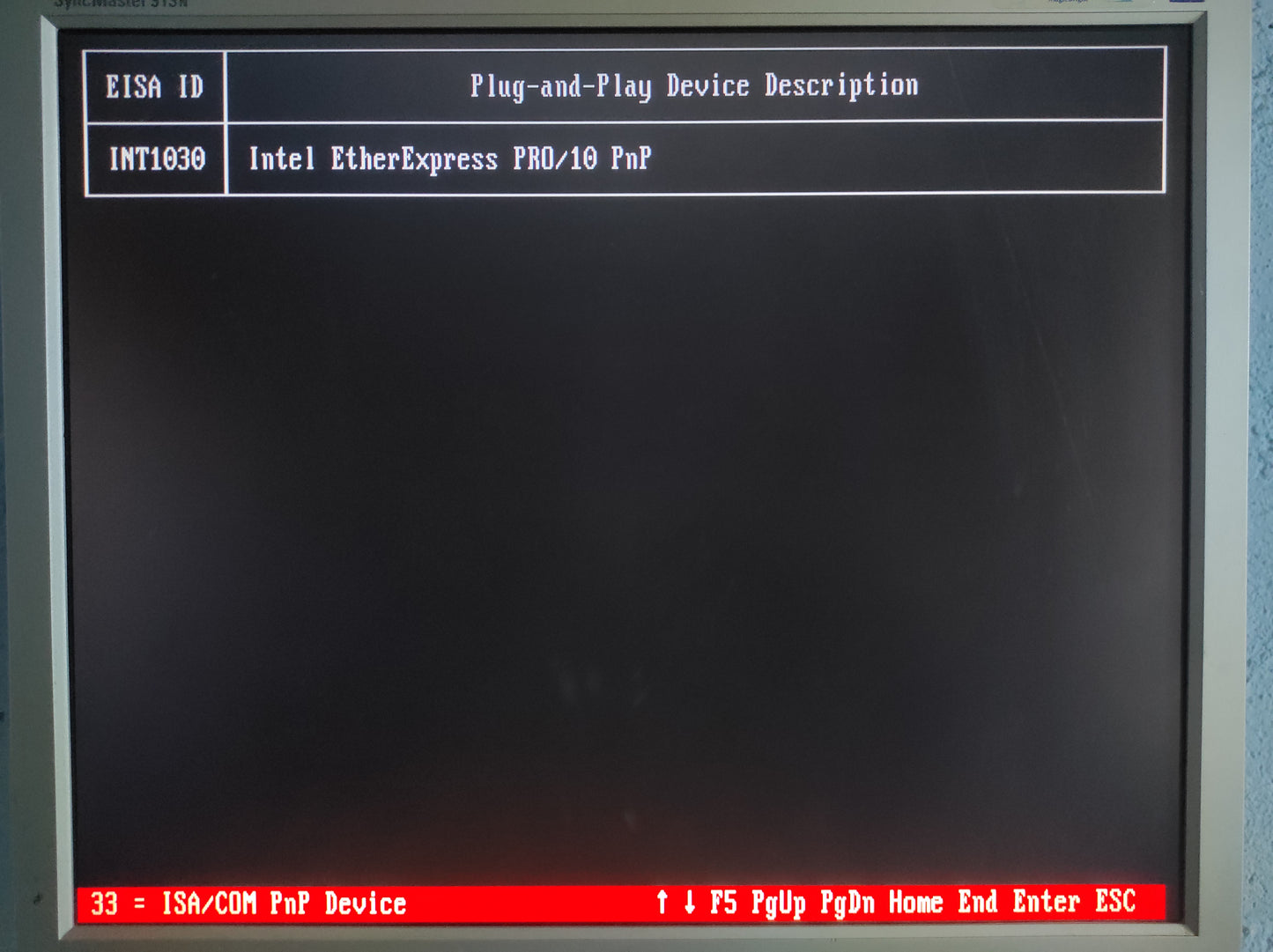 Intel EtherExpress Pro/10 352119-002 ISA 10Mbps Ethernet Adapter Card RJ45 & BNC