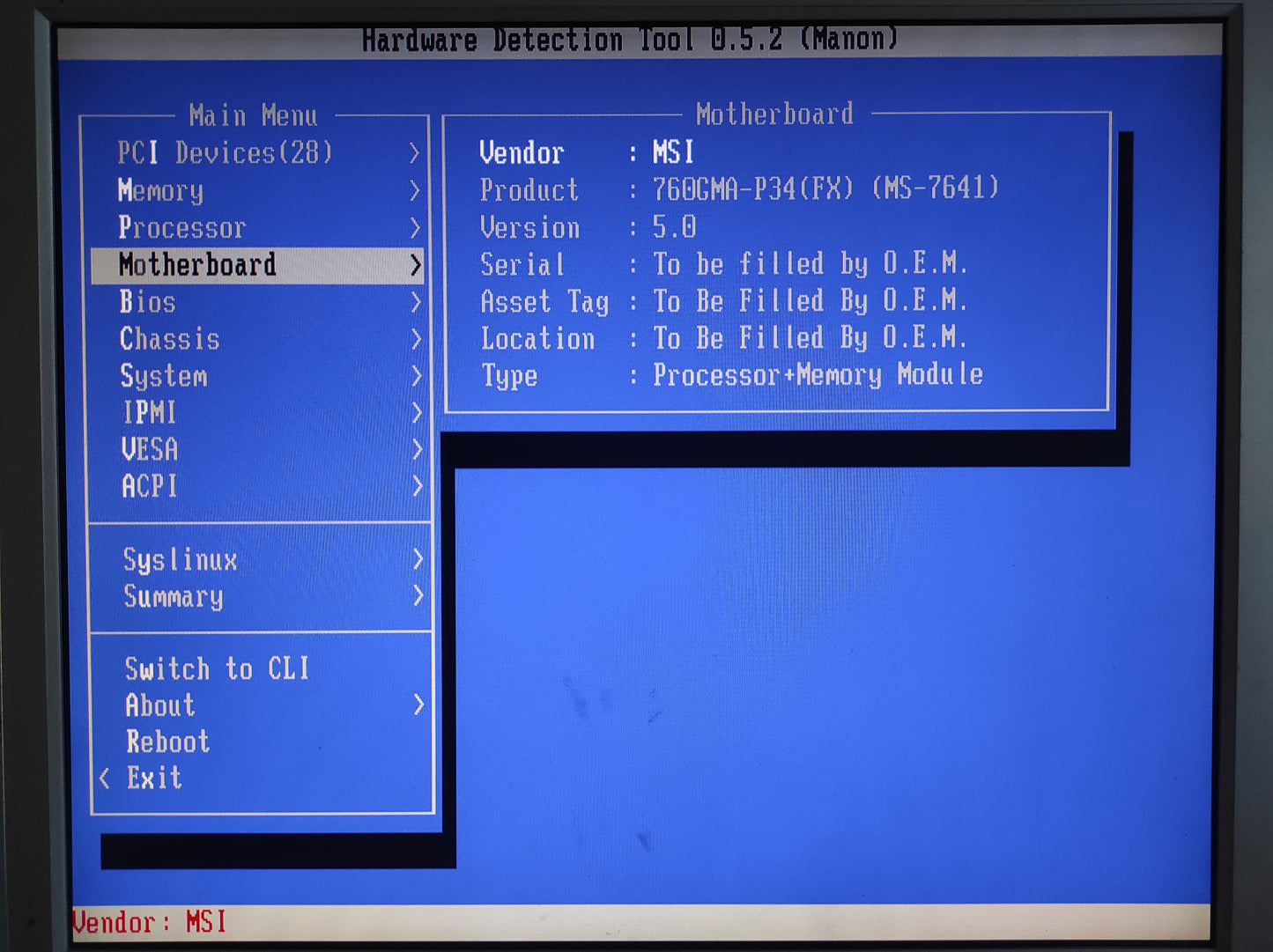 MSI 760GMA-P34 (FX) MS-7641 Socket AM3+ mATX AMD DDR3 Motherboard AMD 760G Chipset