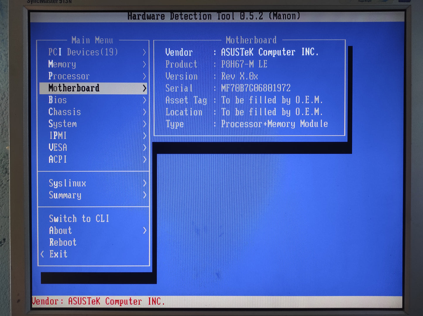ASUS P8H67-M LE Socket 1155 mATX Motherboard DDR3 Intel H67 Express Chipset