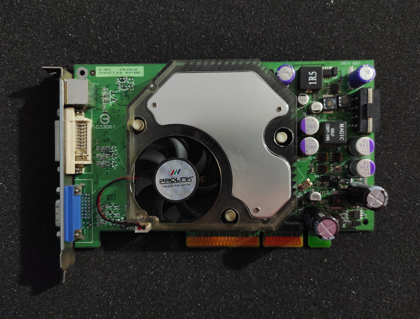 ProLink NVIDIA GeForce 6600 GT AGP 128MB VGA DVI Graphics Card