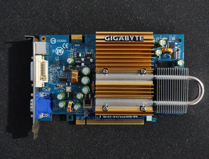 Gigabyte Nvidia GeForce 7600 GS PCIe 256MB VGA DVI Graphics Card GV-NX76G256D-RH