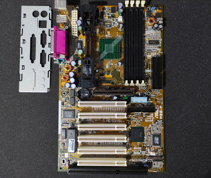 ASUS P3B-F Slot 1 ATX Retro Motherboard AGP ISA PCI Intel 440BX Chipset