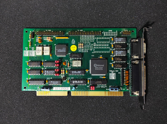 LONGSHINE LCS-6624 ISA Vintage Retro IDE HDD Floppy Serial I/O Controller Card