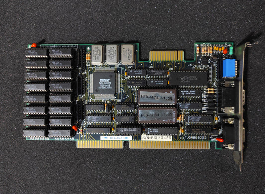 Trident TVGA8816CSC2 512KB ISA Vintage Retro Graphics Video Card MDA/Hercules VGA