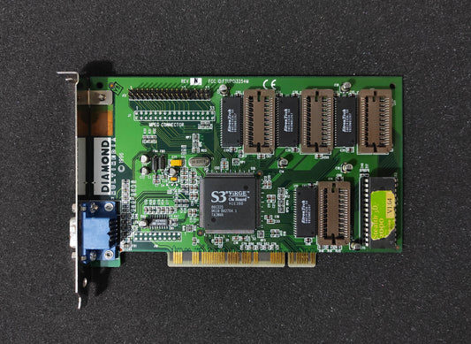 Diamond Stealth 3D 2000 PCI 2MB VGA Vintage Retro Graphics Card 23030220-205