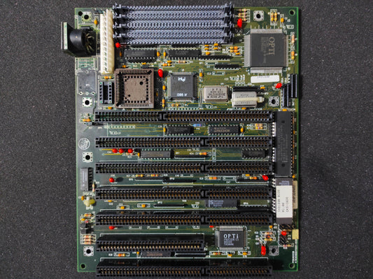 IH3133B 386 AT Vintage Retro Motherboard ISA OPTi 82C283 931690170001-R01B