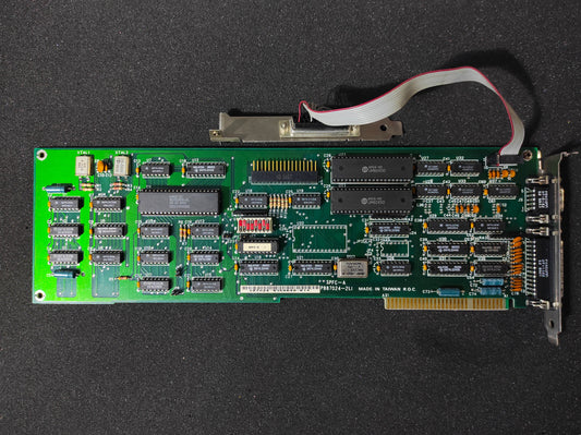 SPFC-A PB87024-2LI Vintage Retro Floppy 8-bit ISA Serial Parallel Controller Card