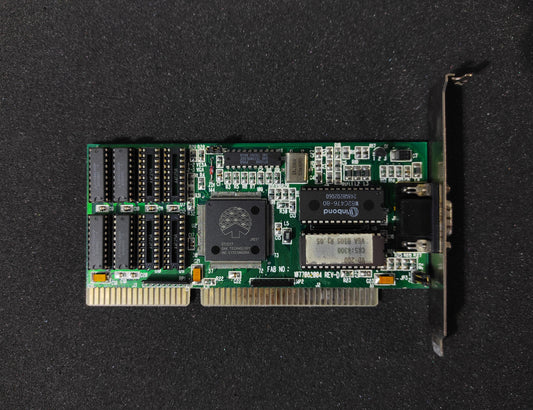 OAK VD-200-5 1077082004 OTI077 512KB 16-bit Vintage Retro ISA Graphics Video Card
