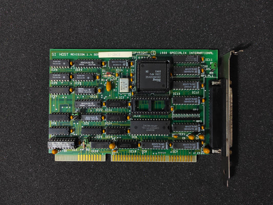 Specialix SI HOST Card 01-18418 Vintage Retro 16-Bit ISA DB37 Serial Port