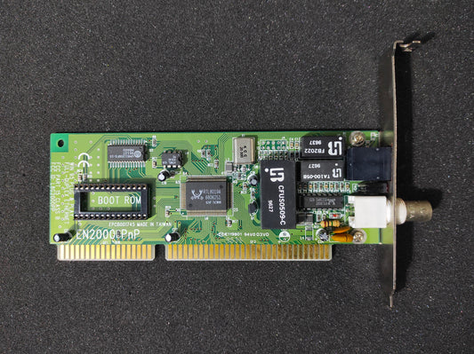 Lantech EN2000 PNP 10MBPS RJ45 Retro ISA FULL-DUPLEX Ethernet Card RTL8019A