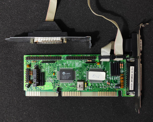 Webest Tech MG-863-J1 FDD IDE Serial Parallel Game ISA Multi I/O Controller Card UMC UM82C863F