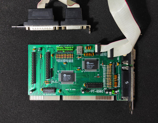 Pine PT-606G FDD IDE Serial Parallel Game ISA Multi I/O Controller Card UM82C863F