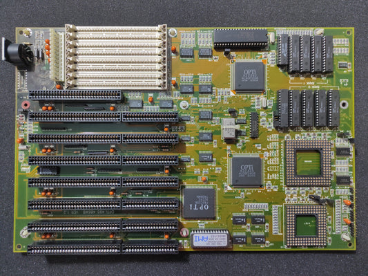 DataExpert OPTI-495 486WB PGA168 486 AT ISA Vintage Retro Motherboard OPTi 82C493