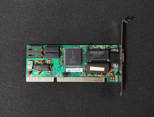 Trident 9016X2/4 LT2 TVGA9000A Vintage Retro 256KB 16-bit ISA Graphics Video Card