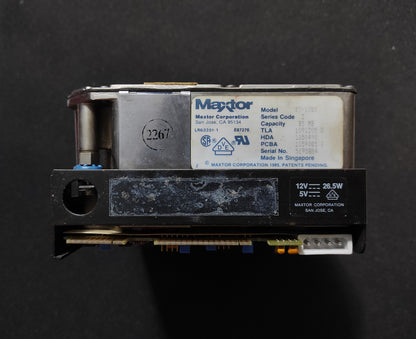 Maxtor XT-1085 85MB 3600RPM MFM 5.25" Full-Height Vintage Retro Hard Drive