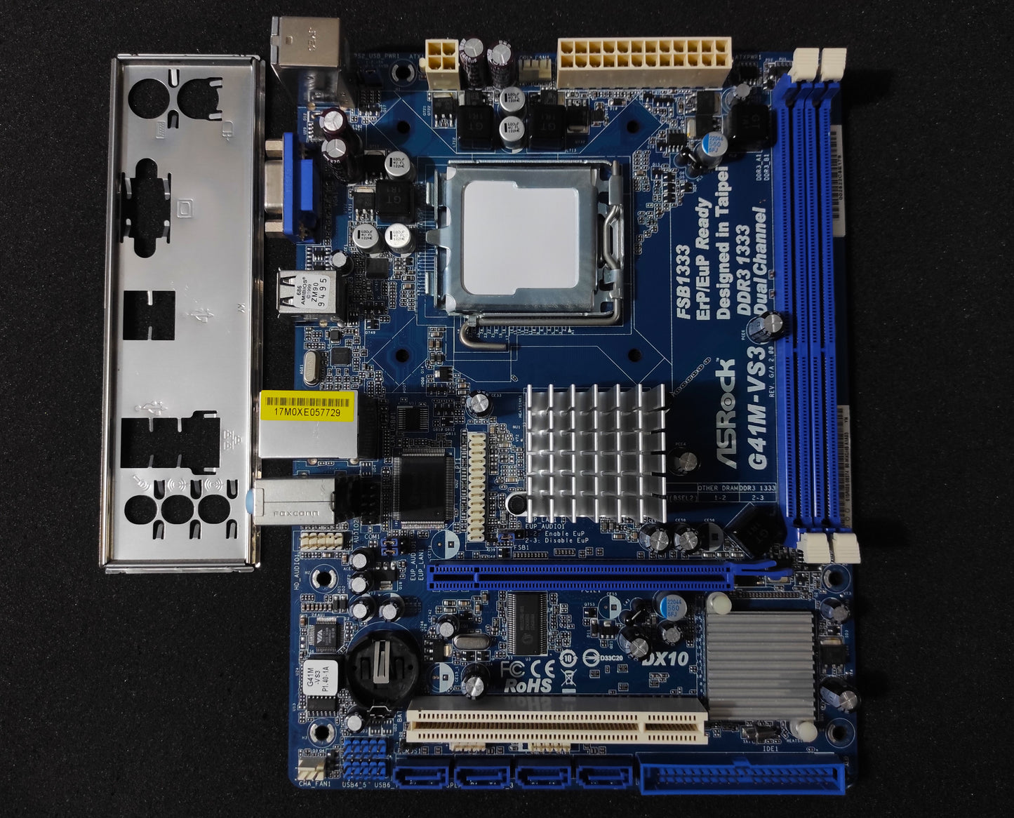 ASRock G41M-VS3 Socket 775 DDR3 Motherboard PCIe x16 Intel G41