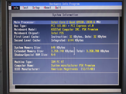 ASUS P5K PREMIUM Socket 775 ATX Motherboard DDR2 PCIe x16 PCI SATA Intel P35