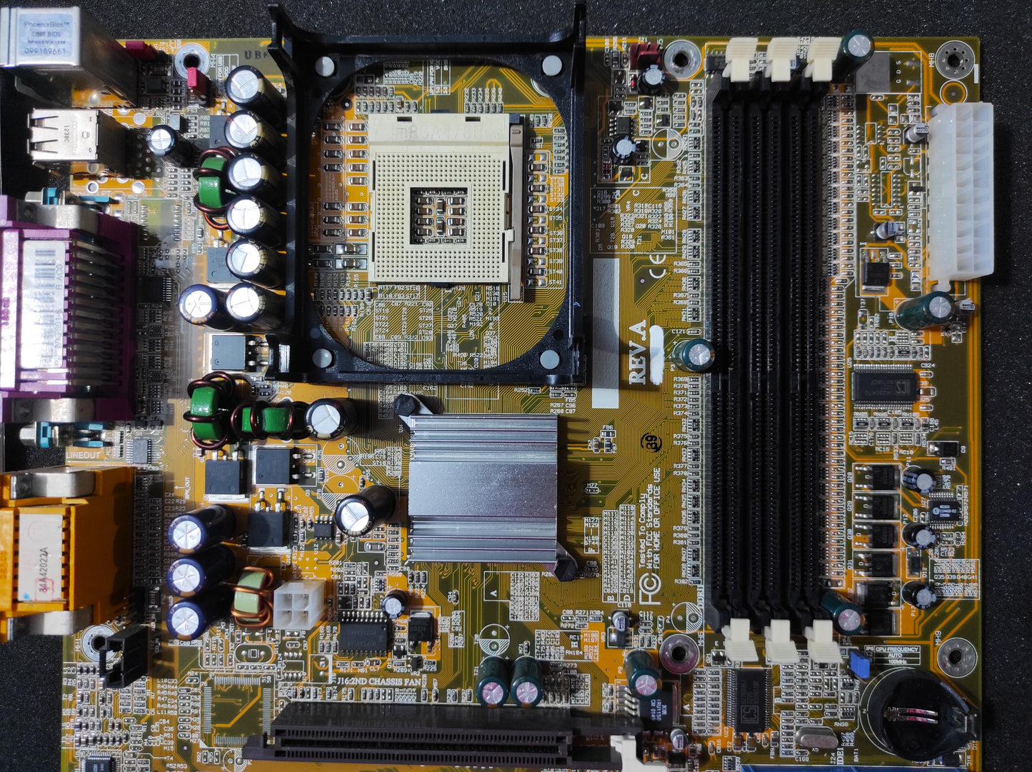 DFI PE11-EC Socket 478 ATX DDR Motherboard AGP PCI VIA P4X266A Chipset