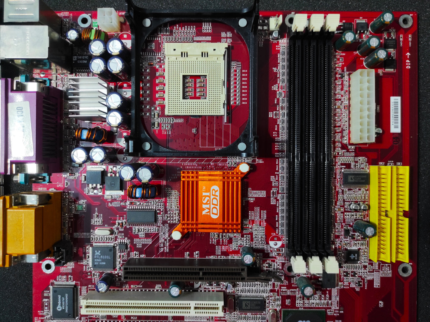 MSI 648 Max MS-6585F1 Socket 478 ATX DDR Motherboard AGP PCI SiS 648 Chipset