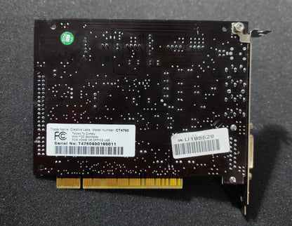 Creative Labs Sound Blaster Live! CT4760 PCI Sound Audio Card