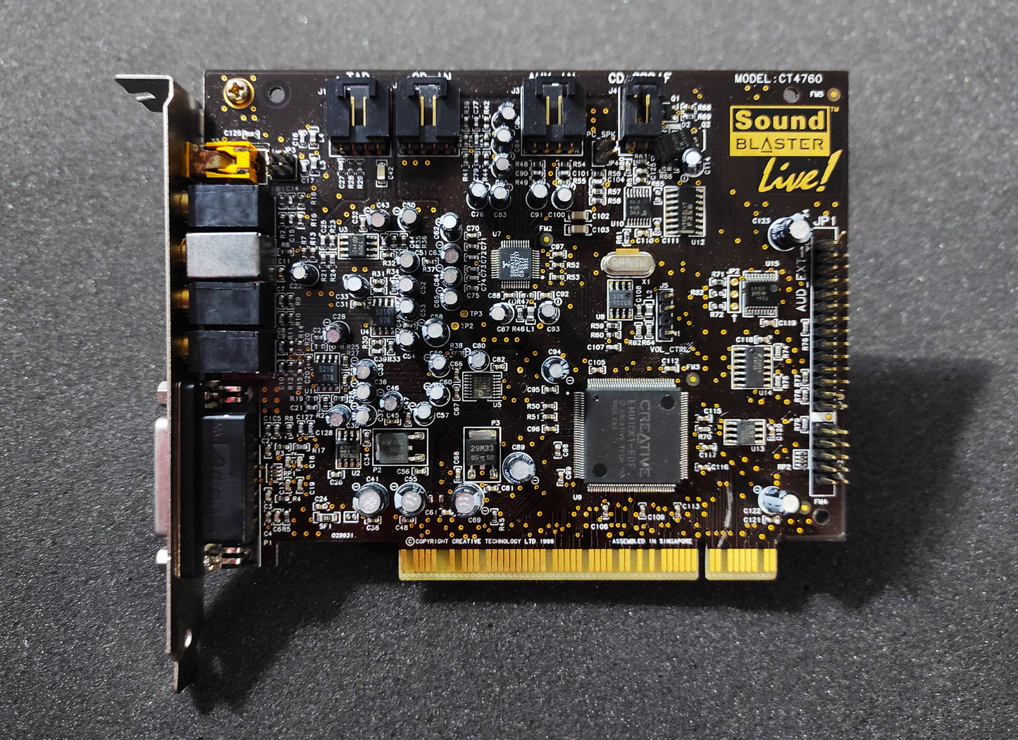 Creative Labs Sound Blaster Live! CT4760 PCI Sound Audio Card