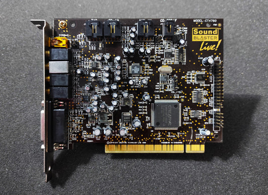 Creative Labs Sound Blaster Live! CT4760 PCI Sound Audio Card