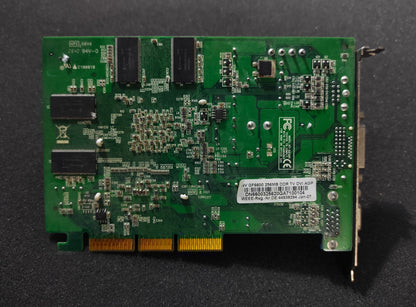 Manli NVIDIA GeForce 6600 256MB AGP VGA DDR TV DVI Retro Graphics Card