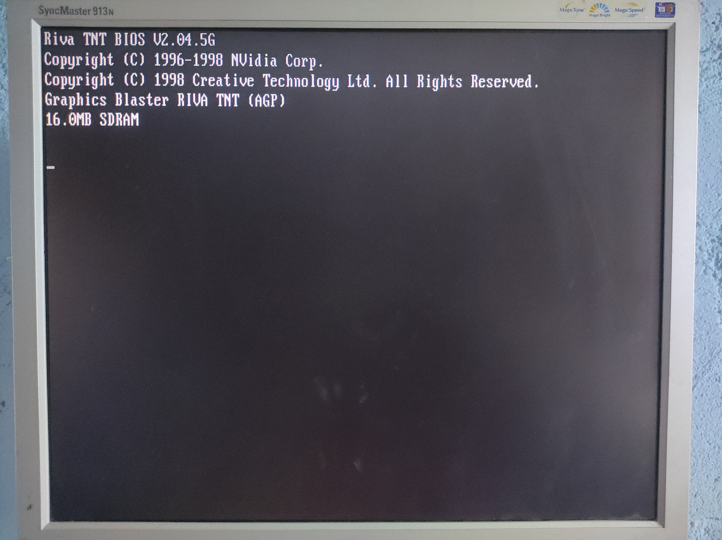 Creative Graphics Blaster 16MB Nvidia RIVA TNT CT6710 AGP Retro Graphics Card