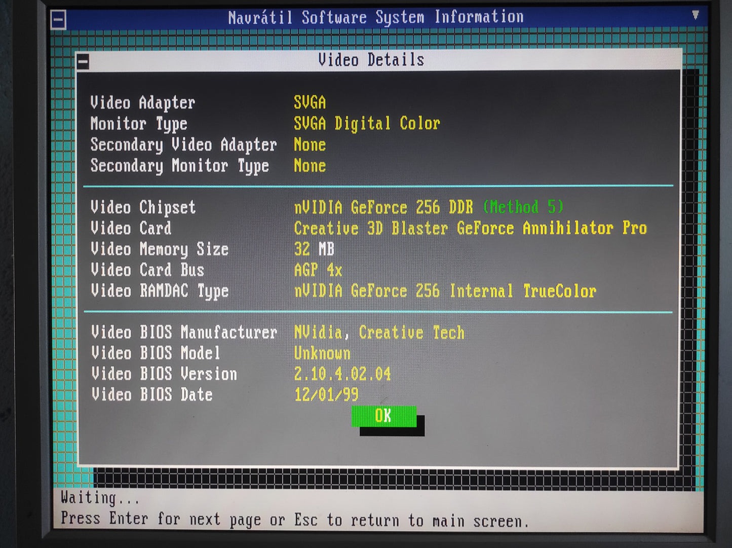 Creative 3D Blaster GeForce Annihilator Pro CT6970 32MB AGP Graphics Video Card
