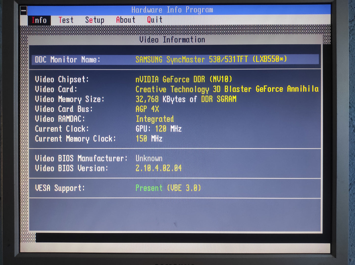 Creative 3D Blaster GeForce Annihilator Pro CT6970 32MB AGP Graphics Video Card