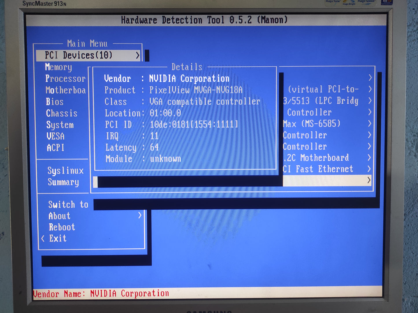 ProLink NVIDIA GeForce4 MX 440 AGP 64MB VGA Graphics Video Card MVGA-NVG18A