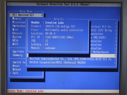 Creative Labs Sound Blaster Audigy SE 7.1 SB0570 24-bit PCI Sound Card