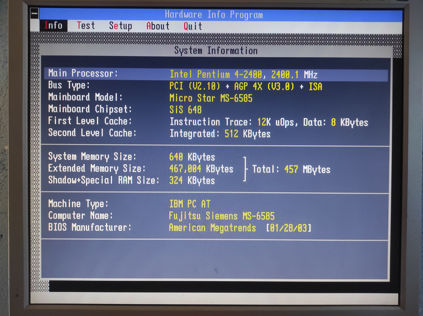 MSI 648 Max MS-6585F1 Socket 478 ATX DDR Motherboard AGP PCI SiS 648 Chipset