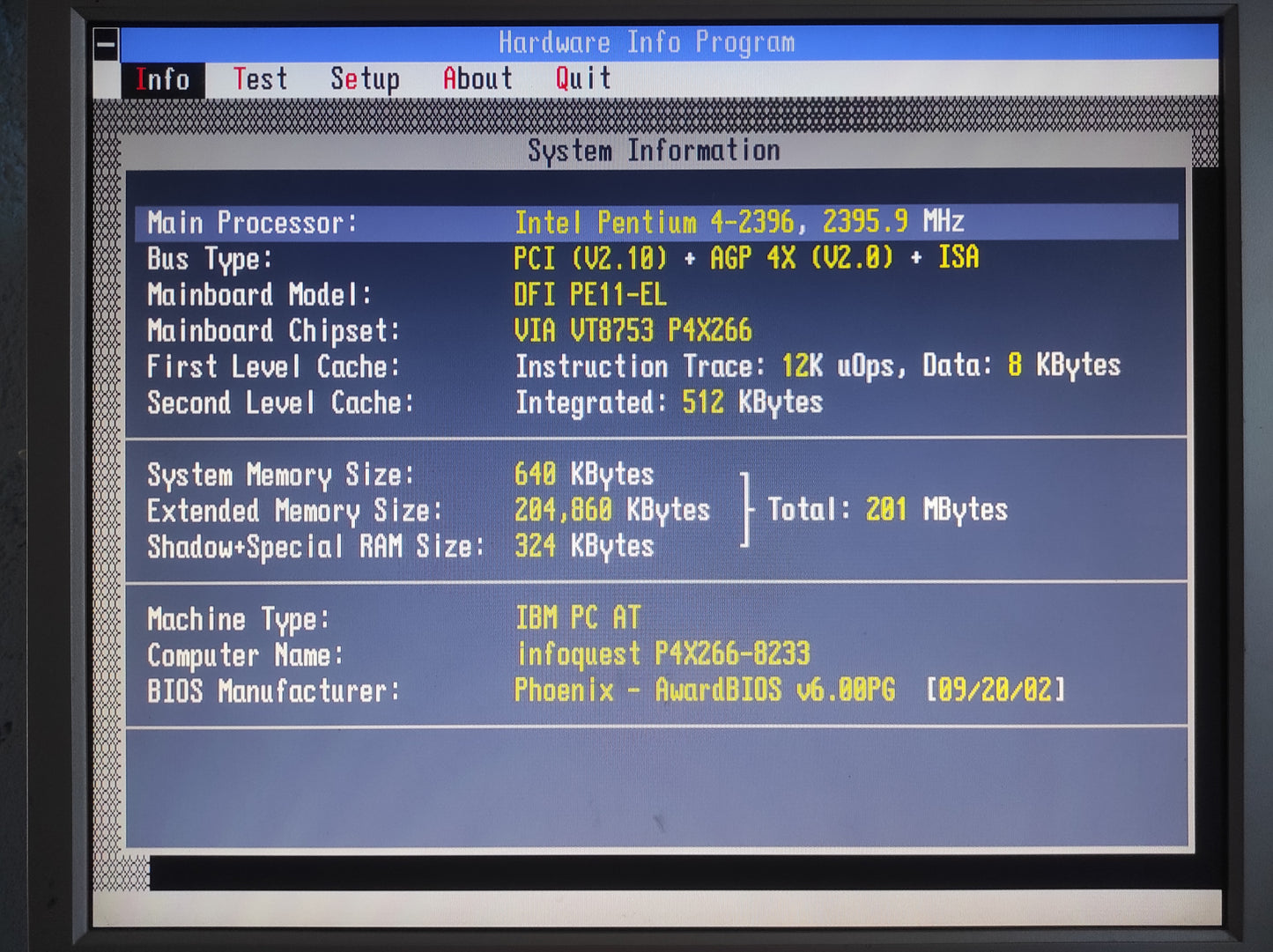 DFI PE11-EC Socket 478 ATX DDR Motherboard AGP PCI VIA P4X266A Chipset