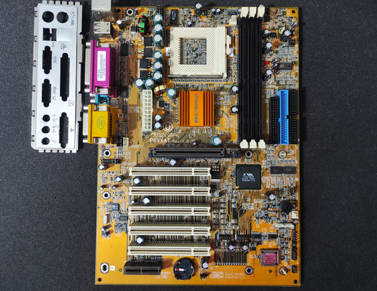 ECS P6VXAT Tualatin Socket 370 ATX Motherboard AGP PCI Apollo Pro 133T Chipset