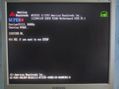 Intel Pentium III SL457 Slot 1 800/256/100/1.65V S1 800MHz Vintage Retro CPU