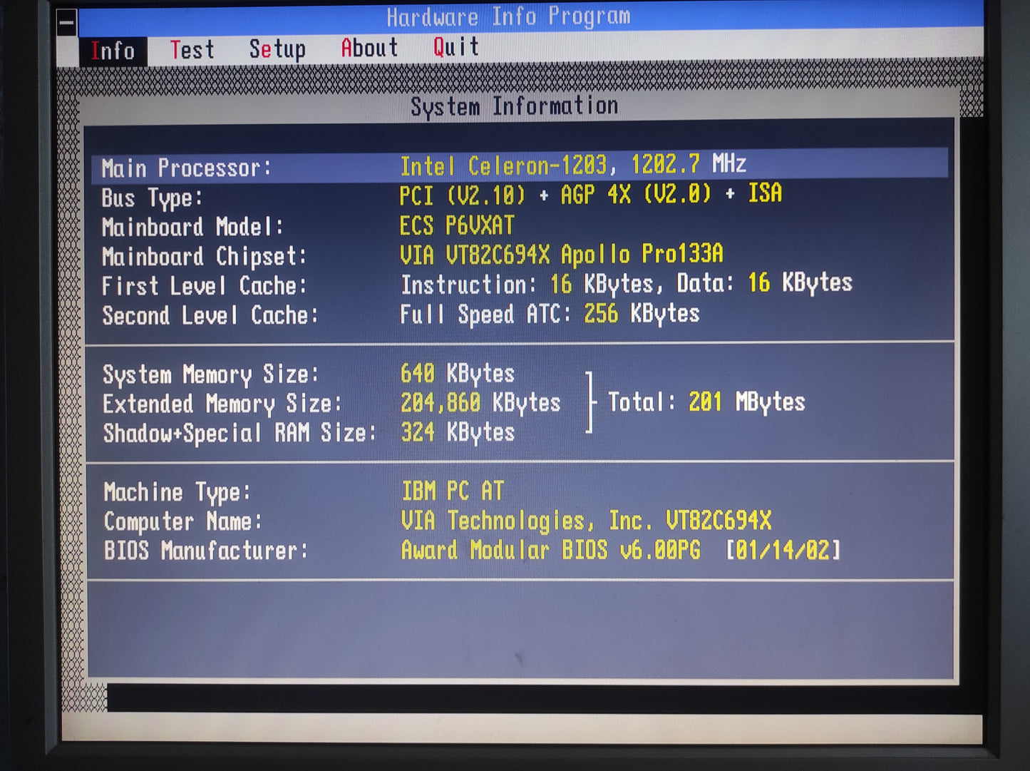 ECS P6VXAT Tualatin Socket 370 ATX Motherboard AGP PCI Apollo Pro 133T Chipset