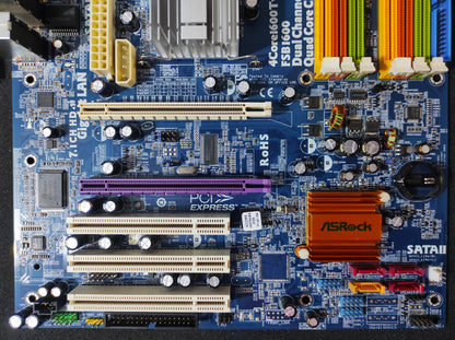 ASRock 4Core1600Twins-P35 Socket 775 ATX Motherboard DDR2 DDR3 PCIe Intel P35 Chipset