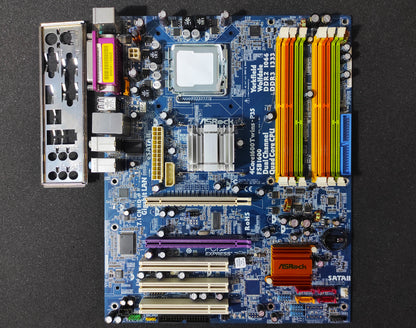 ASRock 4Core1600Twins-P35 Socket 775 ATX Motherboard DDR2 DDR3 PCIe Intel P35 Chipset