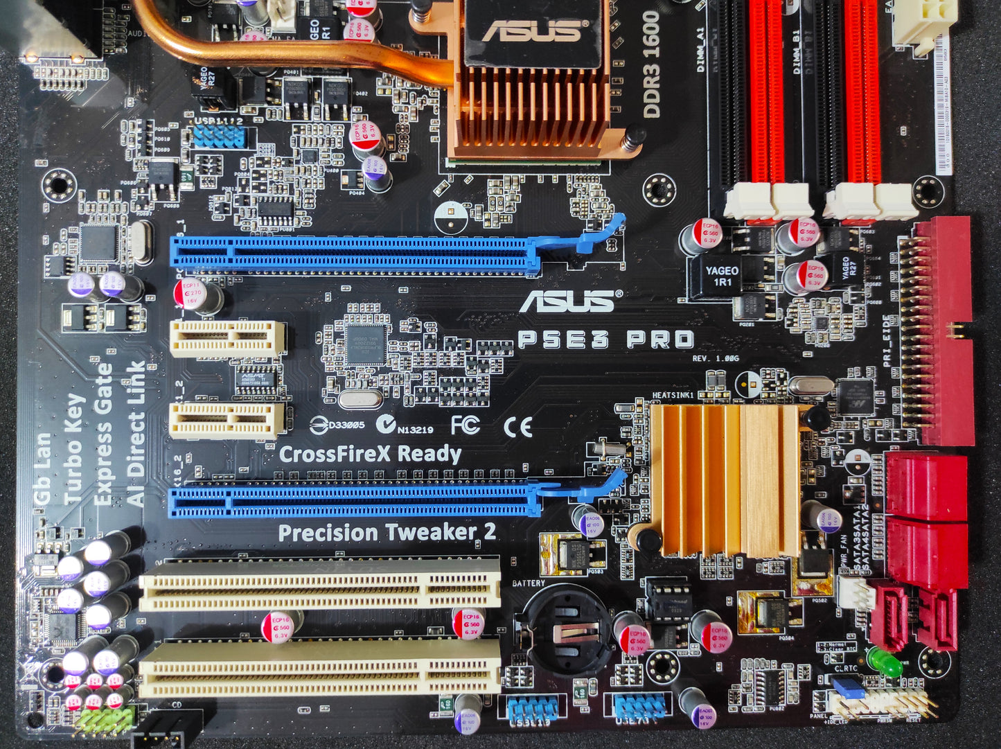 ASUS P5E3 PRO Socket 775 ATX Motherboard DDR3 PCIe x16 Intel X48 Chipset