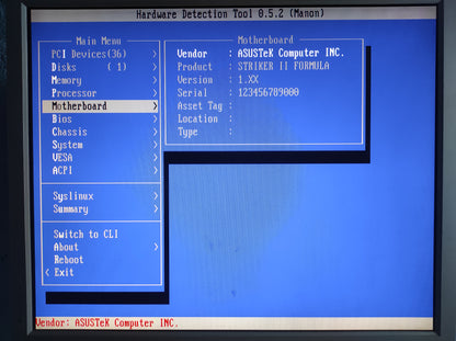 ASUS Striker II Formula Socket 775 ATX Motherboard DDR2 Nvidia nForce 780i SLI Chipset