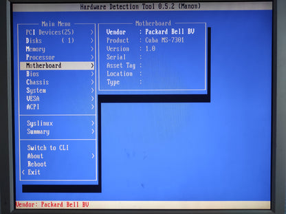 Packard Bell BV Cuba MSI MS-7301 Socket 775 mATX Motherboard DDR2 VIA PT890 Chipset