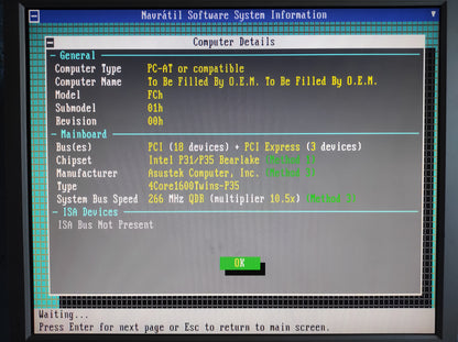 ASRock 4Core1600Twins-P35 Socket 775 ATX Motherboard DDR2 DDR3 PCIe Intel P35 Chipset