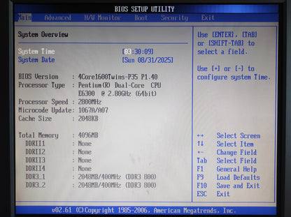 ASRock 4Core1600Twins-P35 Socket 775 ATX Motherboard DDR2 DDR3 PCIe Intel P35 Chipset
