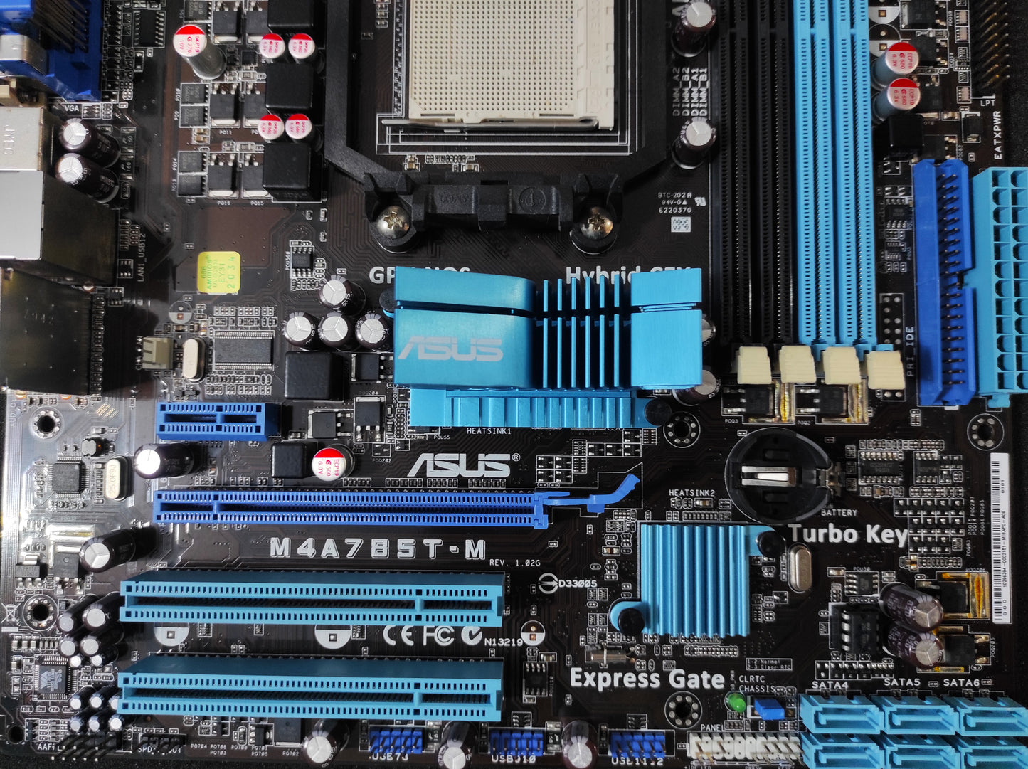 Asus M4A785T-M Socket AM3 mATX AMD DDR3 Motherboard AMD 785G Chipset